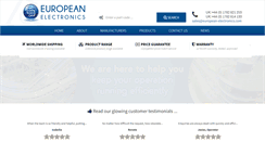 Desktop Screenshot of european-electronics.com